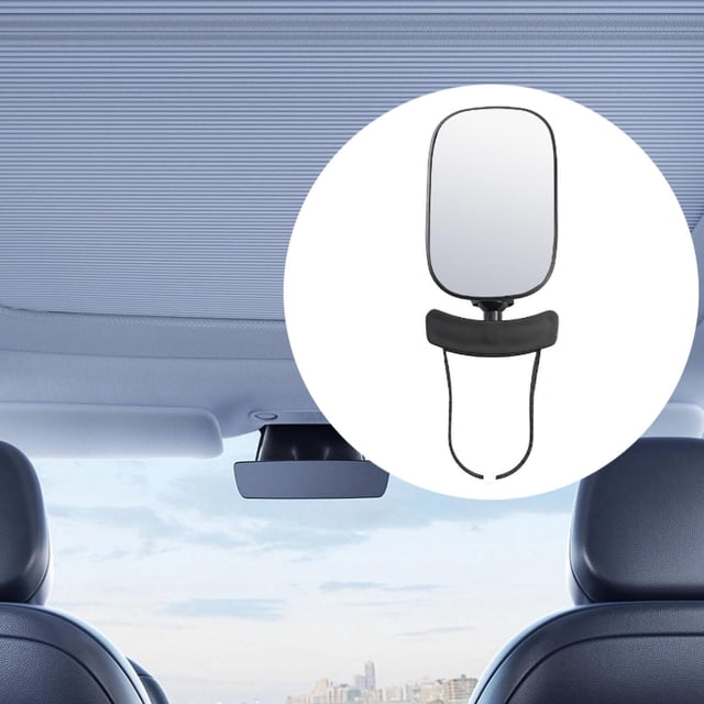 Retrovisor del automóvil Espejo de bebé Rotación Fácil Instalación Vista trasera ajustable Mirror de bebé hacia adelante para el viaje por carretera