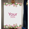 thumbnail image 2 of Darling Souvenir MADE WITH LOVE PersonalizedWelcomeBannerFlower Border,Custom Text Poster Party CollectionWelcomeSignGreat For Wedding, Birthday, Engagement Party- 18x12, 2 of 5