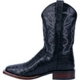 thumbnail image 3 of Dan Post Men's Kingsly Exotic Caiman Western Boot Broad Square Toe Black 16 D(M) US, 3 of 7