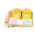 thumbnail image 1 of 1 piece of Qieqiele Early Education Educational Wooden Children's Breakfast Simulation Toast Set Baby Play House Kitchen, Early Childhood Fun Tabletop, 1 of 4