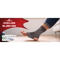 thumbnail image 7 of BeSavage Ankle Brace for Men and Women, Compression Sleeve for Foot, Heel and Ankle Support, Black, Small/Medium, 7 of 7