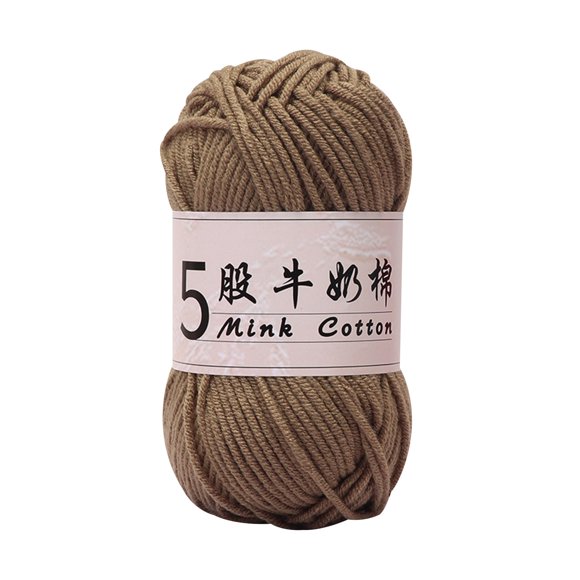 Hilo de algodón con leche para tejer a crochet,ideal para manualidades,hilo suave para tejer suéteres,muñecas,bufandas,ropa de bebé y proyectos de costura para el hogar.