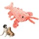 thumbnail image 1 of Accurateg Juguete para perros, juguetes interactivos para perros para el aburrimiento, juguete para perros con forma de langosta, juguetes para perros en movimiento para interiores y exteriores, jugue, 1 of 7