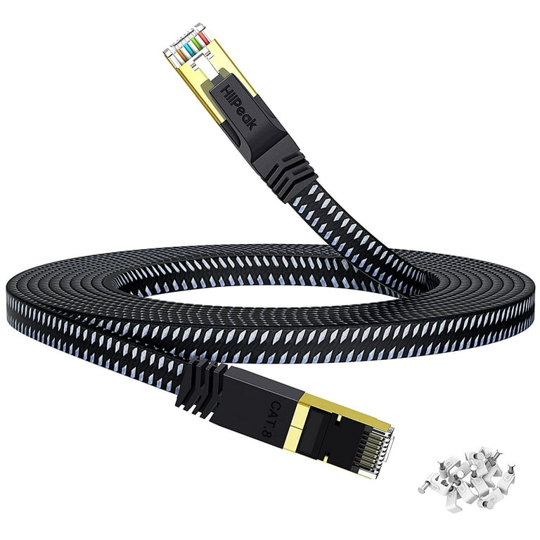 15 ft. Ethernet Cable CAT7 28AWG Outdoor rated shielded w/ pure