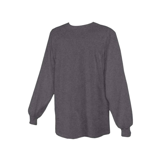 Jerzees 5.6 oz. T-Shirt à Manches Longues 50/50, Gris Anthracite S