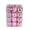 Pink A, variant on 48 Pack Christmas Tree Ornaments,3cm Christmas Tree Ball Bauble Hanging Ornament Sparkly Glitter Christmas Decorations for Tree Wreath Home Party Holiday Display(Green)