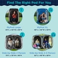 thumbnail image 6 of Pop-Up Sports Tent 1-2 Person – Instant Setup Tank All-Weather Shelter for Outdoor Sports, Rain, Wind & Cold, 6 of 12