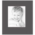 thumbnail image 2 of ArtToFrames 9x10" Charcoal Custom Mat for Picture Frame with Opening for 5x6" Photos. Mat Only, Frame Not Included (MAT-154), 2 of 5