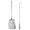 Silver, variant on WEUVEB 5-Piece Fireplace Tool Set, 45-Inch Steel Fire Tools for Home Fireplace Care and Maintenance