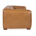 thumbnail image 2 of Bowery Hill Contemporary 2-Seat Wide Arm Sofa in Carmel Brown Leather, 2 of 4