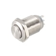 thumbnail image 1 of Interruptor de botón pulsador metálico momentáneo Unique Bargains 12mm de diámetro de montaje 1NO 1NC COM DC 30V 0.1A 23.5 x 16mm, 1 of 5