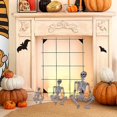 thumbnail image 6 of BNNG Halloween Skeleton Decorations, Full Body Realistic Faux Human Skeletons Posable Joints Halloween Skeletons for Haunted House Props Décor Full Body Mini Plastic Skeleton for Yard Garden, 6 of 6
