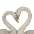 thumbnail image 4 of DecMode 17" Indoor Outdoor Swan Garden Sculpture, 4 of 8