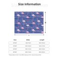 thumbnail image 2 of Throw Blanket for Couch, flamingo pink Super Soft Fuzzy Comfy Warm Throw Blanket, Cuteness Lightweight Cozy Plush Flannel Blanket & Throws for Sofa and Bed All Season, 2 of 5