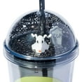 thumbnail image 5 of Silver Buffalo Disney Tim Burton Nightmare before Christmas Moon Scene Featuring Jack Skellington, Sally, and Zero Dome Glitter Top Travel Tumbler, 24 Ounces, 5 of 5
