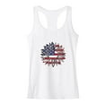 thumbnail image 4 of DailyTrove Women's American Flag Graphic Sleeveless Tank - Casual V-Neck Top, Patriotic for Holidays & Outings, 4 of 4