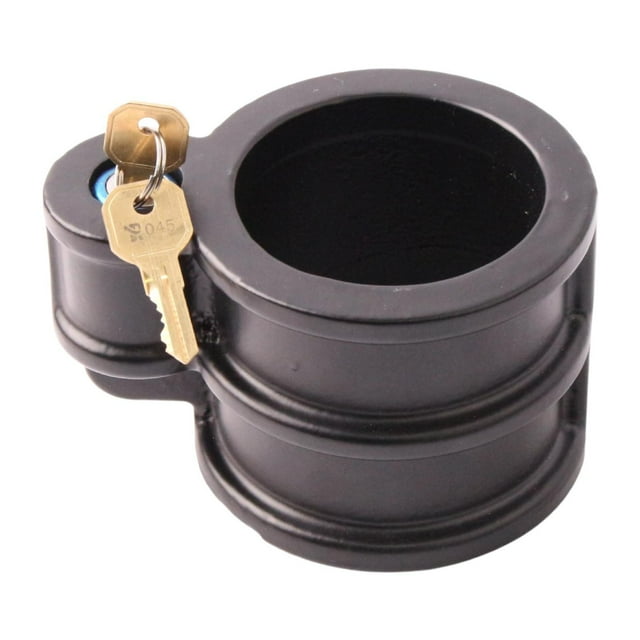 funtasica Cylinder Trailer Hitch Lock Replacement Reliable Modification RV Towing Hook Black