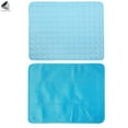 thumbnail image 3 of PULLIMORE 1 Pcs Pet Summer Cooling Mat Breathable Non-Toxic Dog Nest Cushion Indoor Bed Pad For Dog Cat Puppy (M, Blue), 3 of 10