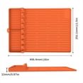 thumbnail image 5 of Alfombrilla Lateral Silicona para Horno Barbacoa, Bandeja para Hornear, Alfombrilla Protectora, Almohadilla Drenaje, Alfombrilla Silicona Piedra Negra para Herramientas de Horno, 5 of 5