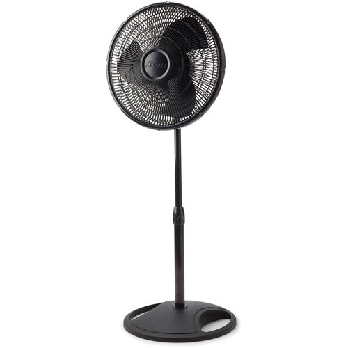 Lasko Galaxy 16 Oscillating Pedestal Fan With 3 Speeds S16400 Black Walmart Com