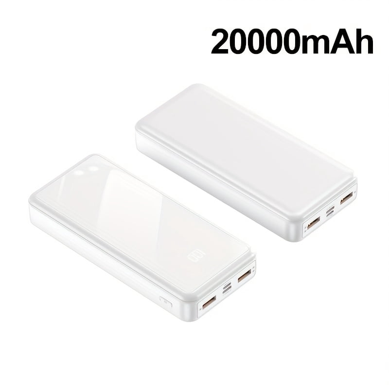 20000Mah PD 22.5W Super Fast Charging Power Bank, Portable Charger with LED Power Display, Outdoor Emergency Backup Battery Pack, Usb/Type-C/Micro Interfaces, Suitable for Iphone, Android