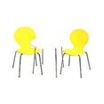 thumbnail image 1 of Giftmark 3012Y Modern Childrens Table and  2 Chair Set with Chrome Legs - Yellow, 1 of 2
