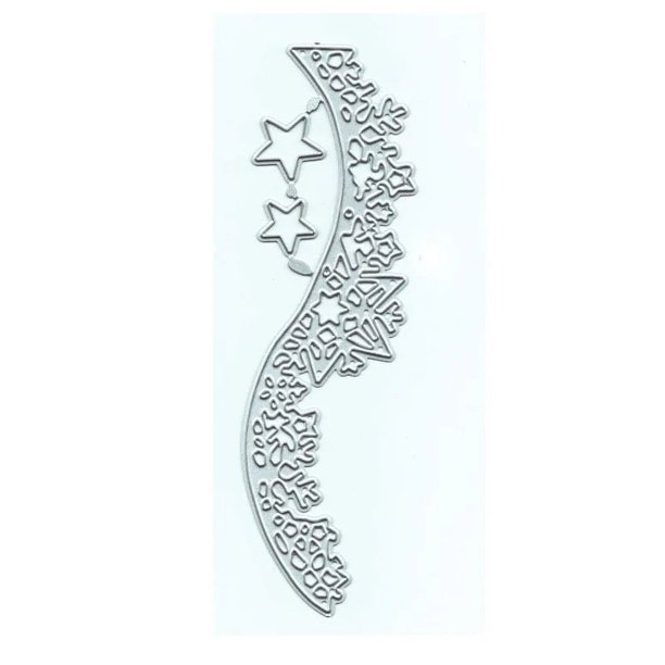 Troqueles de corte de Metal de copo de nieve de Navidad, molde para manualidades en relieve, molde artesanal para corte de papel, plantillas para perforar con cuchillas