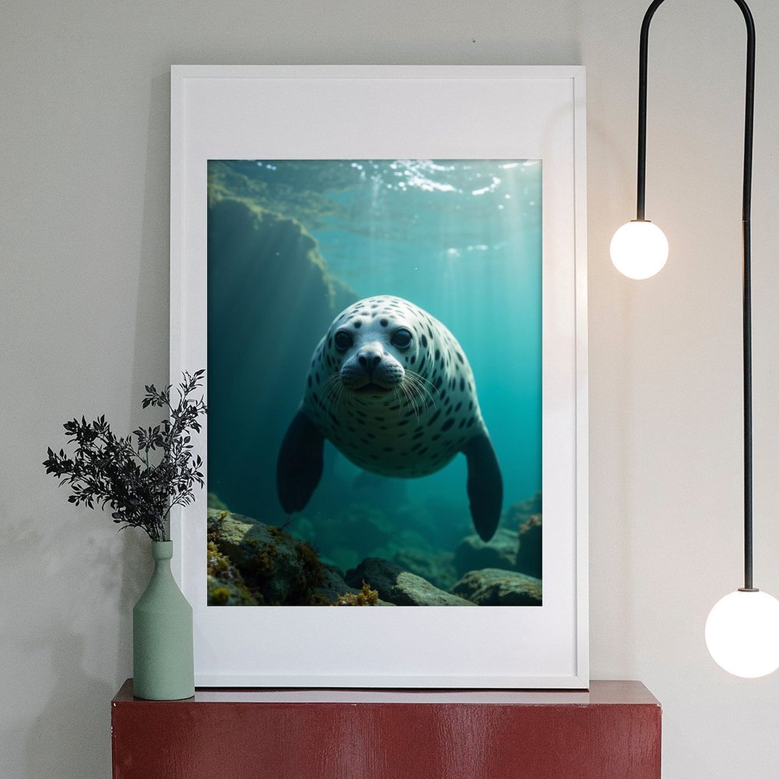 Diamond Art Kits for Adults - 5d Seal Underwater Ocean Scene Diamond Painting for Adults, Diamond Art for Adults Beginners, Diamond Painting Kits for Adults for Home Wall Decor