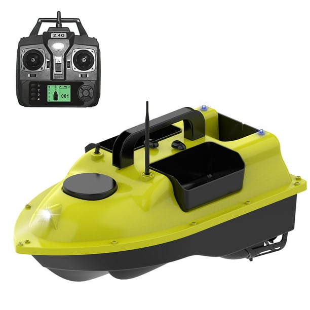 Fishing Bait Boat with 3 Bait Containers Automatic Bait Boat with 400-500M  Remote