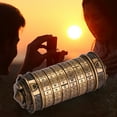 thumbnail image 3 of Retro Birthday Valentine Gift Box Cylinder Lockbox Da Vinci Code Alphabet Locks, 3 of 8