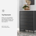 thumbnail image 6 of Ashley Furniture Cadmori Black Chest of Drawers, 6 of 7