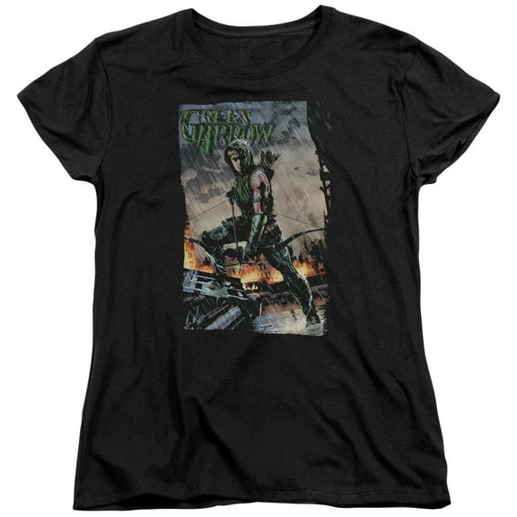Jla - Fire And Rain - Women's Short Sleeve Shirt - Small