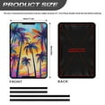 thumbnail image 3 of POLERO Colorful Palm Trees RV Window Shade,17.3x26 inch Foldable Blackout Camper Door Window Cover for Sun Shades UV Rays Protection, Fashion Tropical RV Accessories Universal Fit, 3 of 7