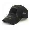 thumbnail image 1 of Camouflage Constructed Trucker Special Tactical Operator ForcesPatch Baseball Cap, 1 of 4