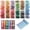 Mixed Color?60 Rolls, variant on Vintage Washi Tape Set, 96 Rolls Assorted Sizes Decorative Craft Tape for Junk Journal, Scrapbook Supplies