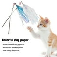thumbnail image 4 of QualitChoice Cat Teaser Stick Lightweight Portable Cats Toy Reusable Shinny Exercise Exquisite Waterproof Pets Interactive Sticks Pink 1 Pc, 4 of 6
