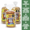 thumbnail image 3 of 3 Pack Canadian Bagels Surtidos 6pz 800gr cada uno,  Natural, Integral y Ajonjolí | Pan Artesanal, Suave y Esponjoso | Ideales para el Desayuno, 3 of 8