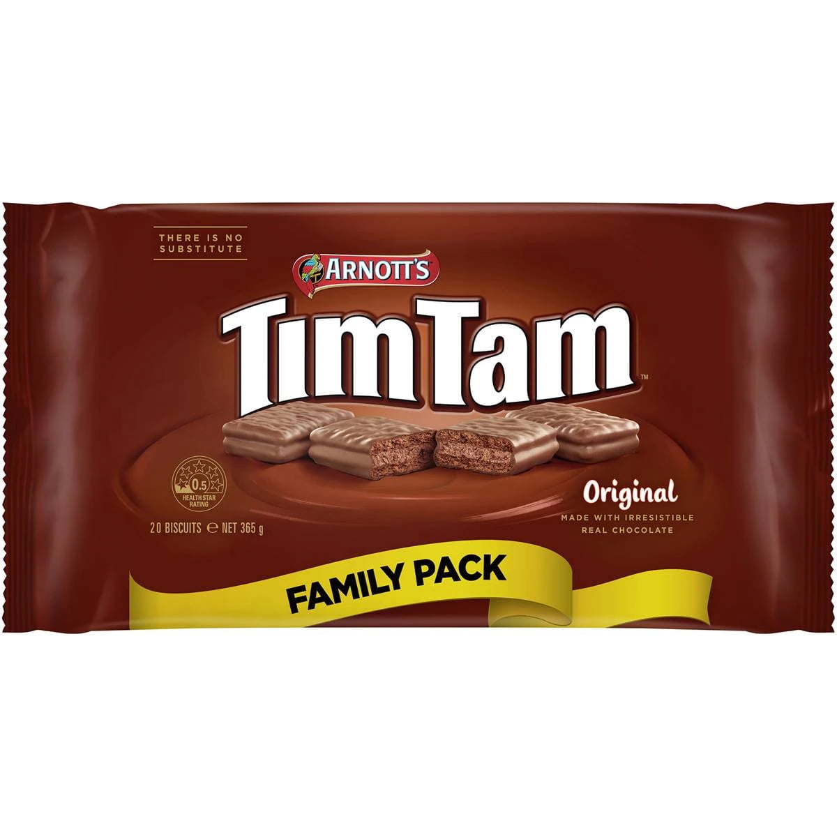 garra Delegación ladrón Arnott's Tim Tam Original - Family Pack 365g - 20 Biscuits - Made in  Australia - Walmart.com