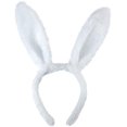 thumbnail image 4 of Bunny Rabbit Ensemble de Costume, Serre-Tête Oreilles Nœuds Papillon Queue Ensemble, Accessoires de Costume d'Halloween (Blanc), 4 of 7