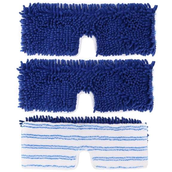 Tidy Monster 3 Pack Mop Heads Replacements Compatible with O-cedar Dual-Action Flip Mop, Mop Refills for Dry Wet Use, Chenille&Microfiber Double Sided