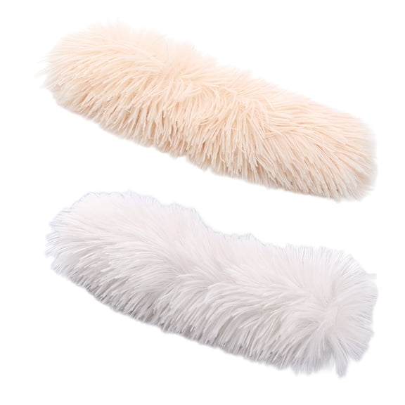 BESTSKY 2Pcs Interactive Cat Toy,Plush Design Kitten Toys,Perfect Relaxing Or Scratching Cat Stuff,Orange&White,30.5cm