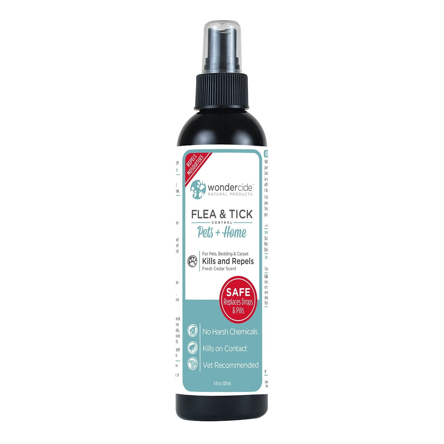 Wondercide, Natural Flea & Tick Spray, Cedar, 4 oz