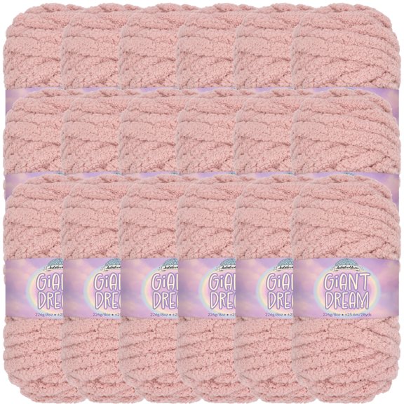 JubileeYarn Giant Dream Yarn - 226g/Skein Jumbo Polyester - Musing - 18 Skeins