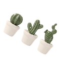 thumbnail image 3 of Monyance Cactus Ornament 3pcs Artificial Succulent Plants Fake Cactus Plants Simulated Resin Succulent Plants for Home Office (Random Style)(2.17X2.17X4.72Inches), 3 of 10