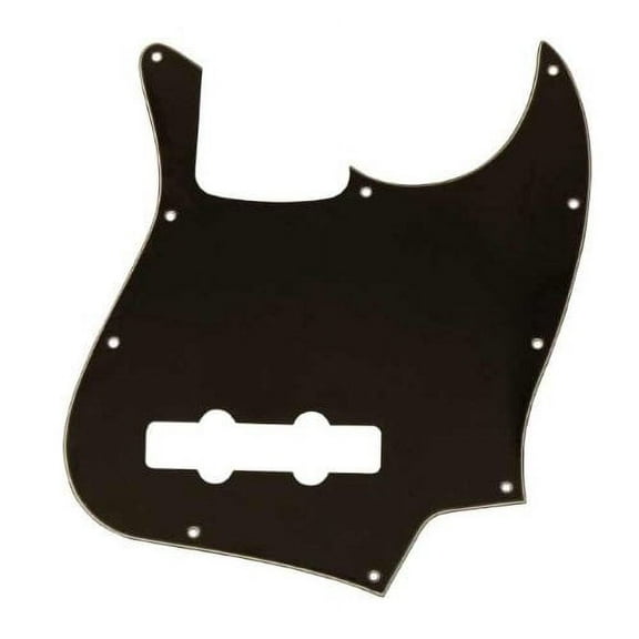 AXL Model PG-378-B 2-Pickup J Bass Pickguard, Black
