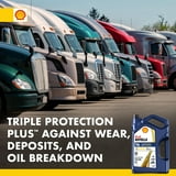 Shell Rotella T6 15W-40 Full Synthetic Diesel Engine Oil for Motor ...