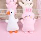 thumbnail image 5 of Llavero de felpa suave para niñas y niños, de 13cm Kawaii juguete, Mini conejito, dinosaurio, oso, cerdo, llavero de algodón suave, decoración de bolsas, 1 unidad, 5 of 5