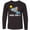 AB-Black, variant on Sanibel Island Florida Dolphin Long Sleeve Youth T-Shirt