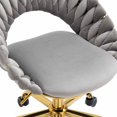 thumbnail image 5 of Shunda K Computer Chair Office Chair Adjustable Swivel Chair Fabric Seat Home Study Chair, 5 of 9