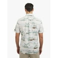 thumbnail image 4 of Chaps Men's and Big Men's Linen-Blend Print Woven Shirt, Sizes S-3XL, 4 of 6